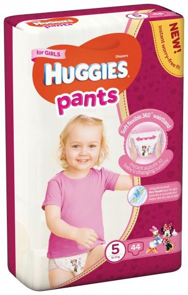 HUGGIES Pants №5 для девочек от 12 до 17кг 44шт