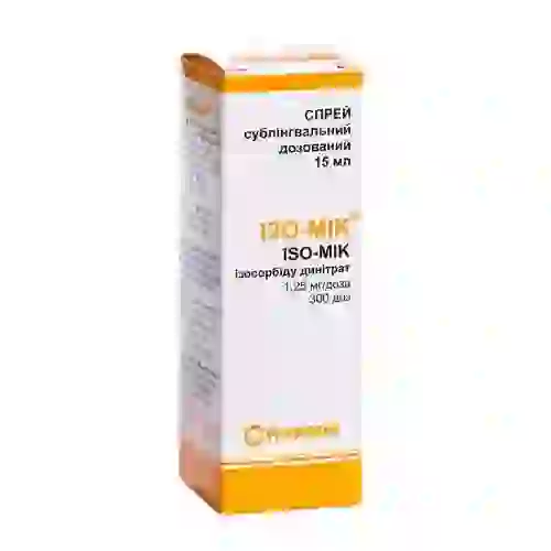Изо-Мик 1,25 мг/300 доз 15 мл спрей (изокет)