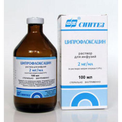 Ципрофлоксацин р/р для инф.2 мг/мл 100мл    Синтез