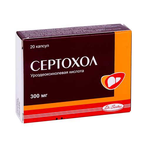 Сертохол 300 мг №20 капс