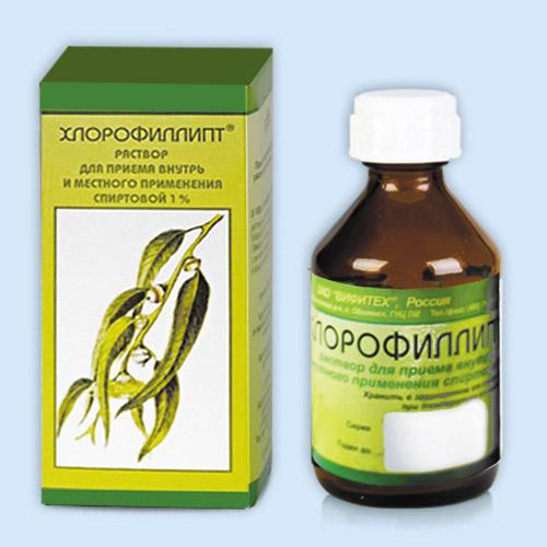 Хлорофиллипт 1% 100мл спирт.р-р