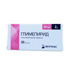 Глимивел-2 №30 таб (Глимепирид 2 мг)