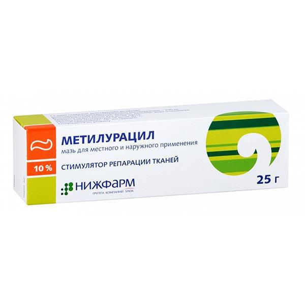 Метилурацил 10%-25г