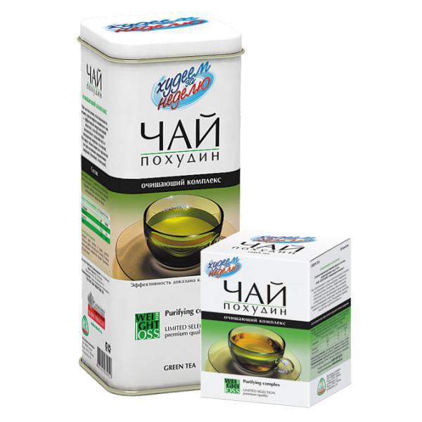 Чай Похудин и Очищение зеленый 50гр